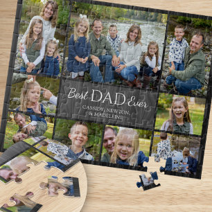 Bester Vater Aller Zeiten Kinder Foto Puzzle