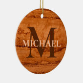 Bester Vater aller Zeiten, Kupfer Canyon Granit, B Keramik Ornament (Rechts)