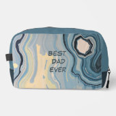 Bester Vater Aller Zeiten Marmor Waschbeutel (Vorderseite)