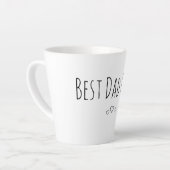 Bester Vater Aller Zeiten Milchtasse (Linke Ecke)