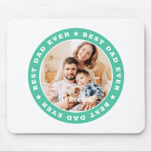 Bester Vater Aller Zeiten Moderner Stern mit indiv Mousepad