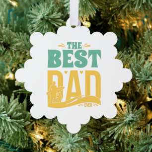 Bester Vater Aller Zeiten Ornament Karte