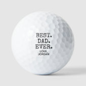 BESTER VATER ALLER ZEITEN Personalisiert Golfball (Vorderseite)