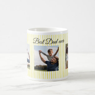 Bester Vater Aller Zeiten Personalisierter Fotobec Kaffeetasse