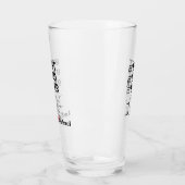 Bester Vater aller Zeiten Personalisierter Glaskaf Glas (Links)