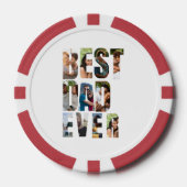 Bester Vater Aller Zeiten | Platzhaltervorlage für Pokerchips (Vorderseite)
