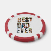 Bester Vater Aller Zeiten | Platzhaltervorlage für Pokerchips (Einzeln)