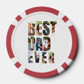Bester Vater Aller Zeiten | Platzhaltervorlage für Pokerchips (Rückseite)