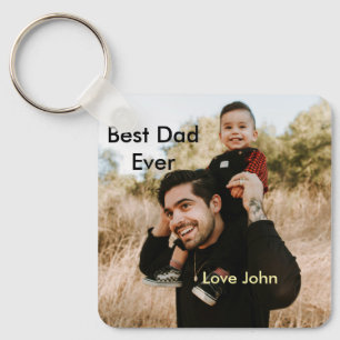 Bester Vater aller Zeiten Vater Papa Geschenk Foto Schlüsselanhänger
