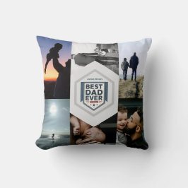 Bester Vater aller Zeiten Vater-Typografie-Design Kissen