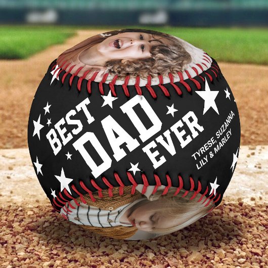 Bester Vater aller Zeiten Vatertag 4 Fotos Baseball