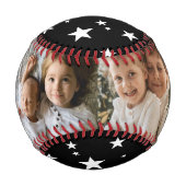 Bester Vater aller Zeiten Vatertag 4 Fotos Baseball (Vorderseite)