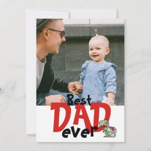 Bester Vater Aller Zeiten Vatertag Baby Mädchen Fo Karte