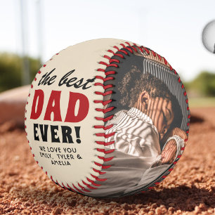 Bester Vater Aller Zeiten Vatertag Foto Collage Baseball