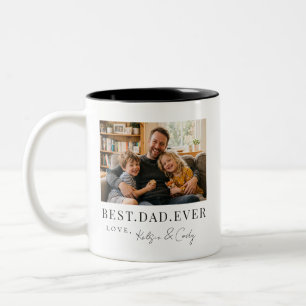 Bester Vater Aller Zeiten Vatertagsgeschenk Foto  Zweifarbige Tasse