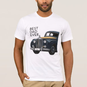 Bester Vater Aller Zeiten Vintage-Auto-T-Shirt: Pe T-Shirt
