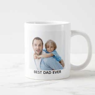 Bester Vater Aller Zeiten Vollfoto Personalisiert  Jumbo-Tasse
