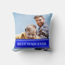 Bester Vater Aller Zeiten Vollfoto Personalisiert  Kissen