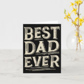 Bester Vater aller Zeiten von Tochter Sohn Geburts Karte (Gelbe Blume)