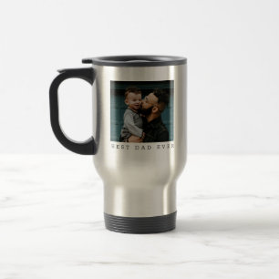 Bester Vater Aller Zeiten Zwei Foto Personalisiert Reisebecher