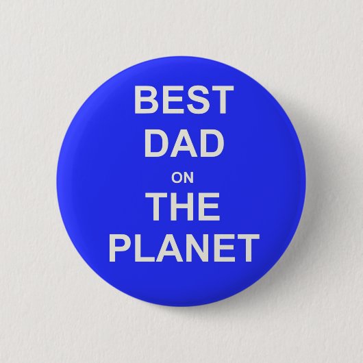 Bester VATER auf der Welt Button (Vorderseite)