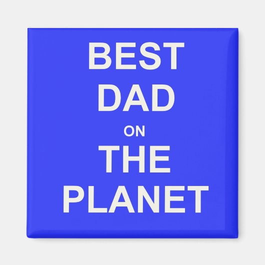 Bester VATER auf der Welt Magnet (Vorne)