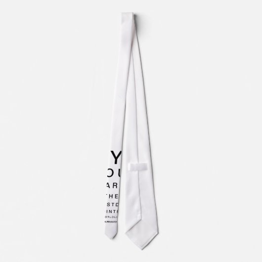 Bester Vater-Augentest Krawatte (Rückseite)