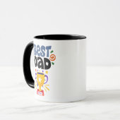 Bester-Vater-Auszeichnung Kaffeetasse (Vorderseite Links)