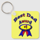 Bester Vater Award # 1 Vater Schlüsselanhänger (Vorderseite)