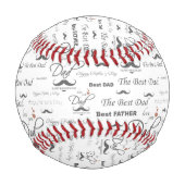 Bester Vater Baseball - Ein Geschenk des Großslam- (Rückseite)