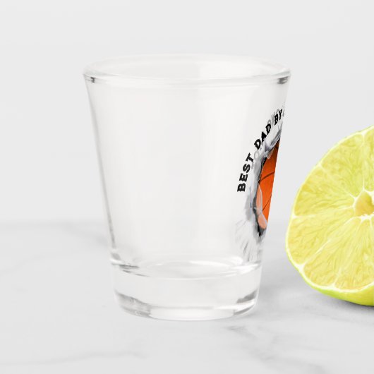 Bester Vater Basketball Schnapsglas (Links)
