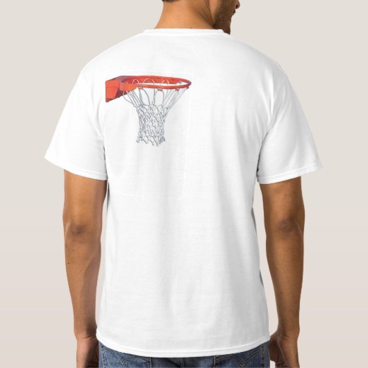 Bester Vater Basketball T-Shirt (Rückseite)