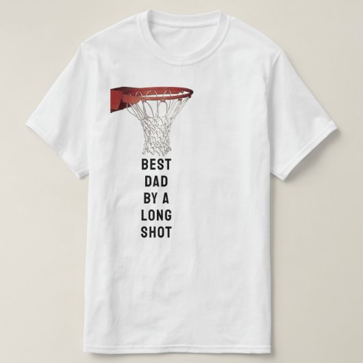 Bester Vater Basketball T-Shirt (Design vorne)