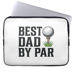 Bester Vater beim Par Golf zum Vatertag Vintage-De Laptopschutzhülle