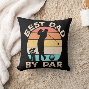 Bester Vater beim Par Golfing Kissen