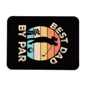 Bester Vater beim Par Golfing Magnet (Horizontal)