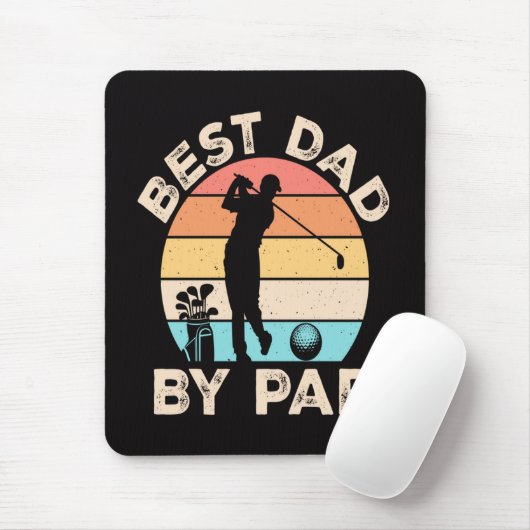 Bester Vater beim Par Golfing Mousepad (Mit Mouse)