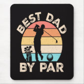 Bester Vater beim Par Golfing Mousepad (Vorne)