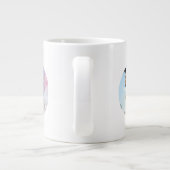 Bester Vater Beschützer Held Lehrer Versorger Jumbo-Tasse (Rückseite)