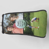 Bester Vater besser als Par Foto Collage Putter Golf Headcover (Vorderseite)