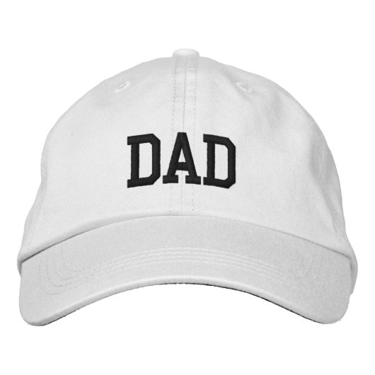 Bester Vater Bestickte Baseballkappe (Vorderseite)