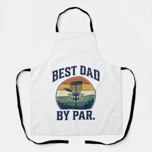 Bester Vater By Par Disc Golf Vintage-Sunset-Desig Schürze