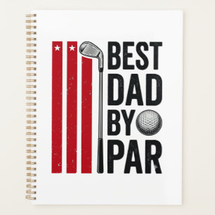 Bester Vater By Par Golf Dad Vintage Design_1 Planer