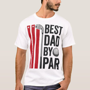 Bester Vater By Par Golf Dad Vintage Design_1 T-Shirt