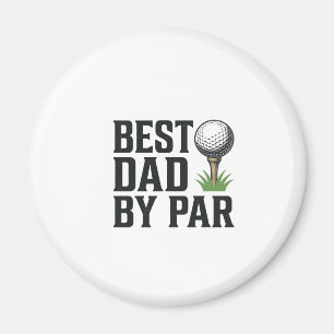 Bester Vater By Par Golf Vater Tag Vintage Design_ Magnet