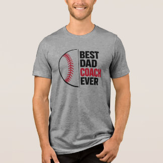 Bester Vater, Coach Ever Vatertag Tri-Blend Shirt
