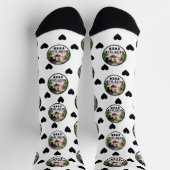 Bester Vater Custom Foto Vater Socken (Oben)