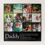 Bester Vater Daddy Vater Definition 12 Foto Schwar Puzzle<br><div class="desc">Personalisieren Sie mit Ihren 12 Lieblings-Fotos und personalisierten Text für Ihren besonderen Vater, Papa oder Vater, um ein einzigartiges Geschenk für Vatertag, Geburtstag, Weihnachten oder jeden Tag, den Sie gewollt, um zu zeigen, wie viel er für Sie bedeutet. Eine perfekte Art, ihm zu zeigen, wie phantastisch er jeden Tag ist....</div>