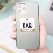 Bester Vater – Danke-Design Aufkleber (Telefon)