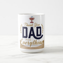 Bester Vater – Danke-Design Kaffeetasse